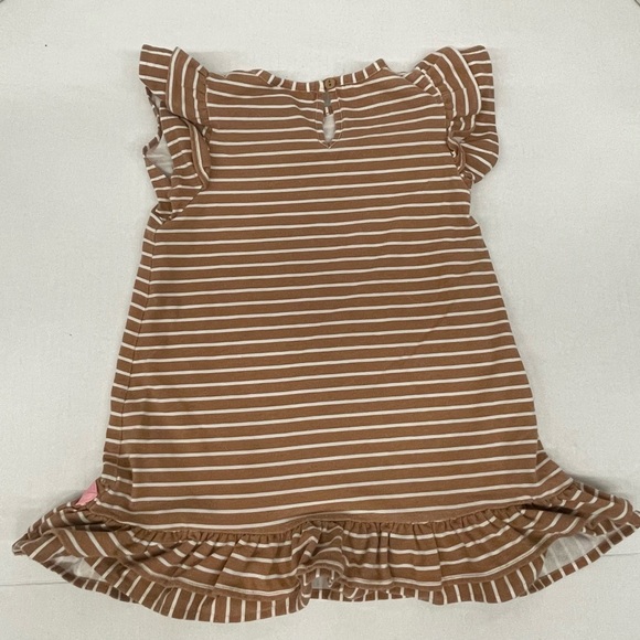 Lot of two Disney little mermaid and stripped flower summer dresses size 5T & 6 - Picture 8 of 12